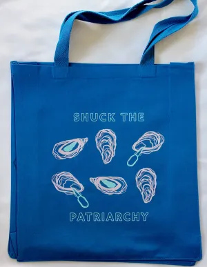 Shuck the Patriarchy Tote Bag