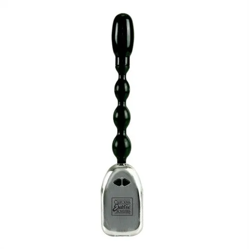 Silicone Flexi-Power Rod Bendable Beaded Probe - Black