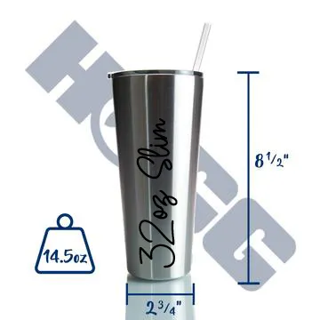 {Single Color Glitter} Tumbler
