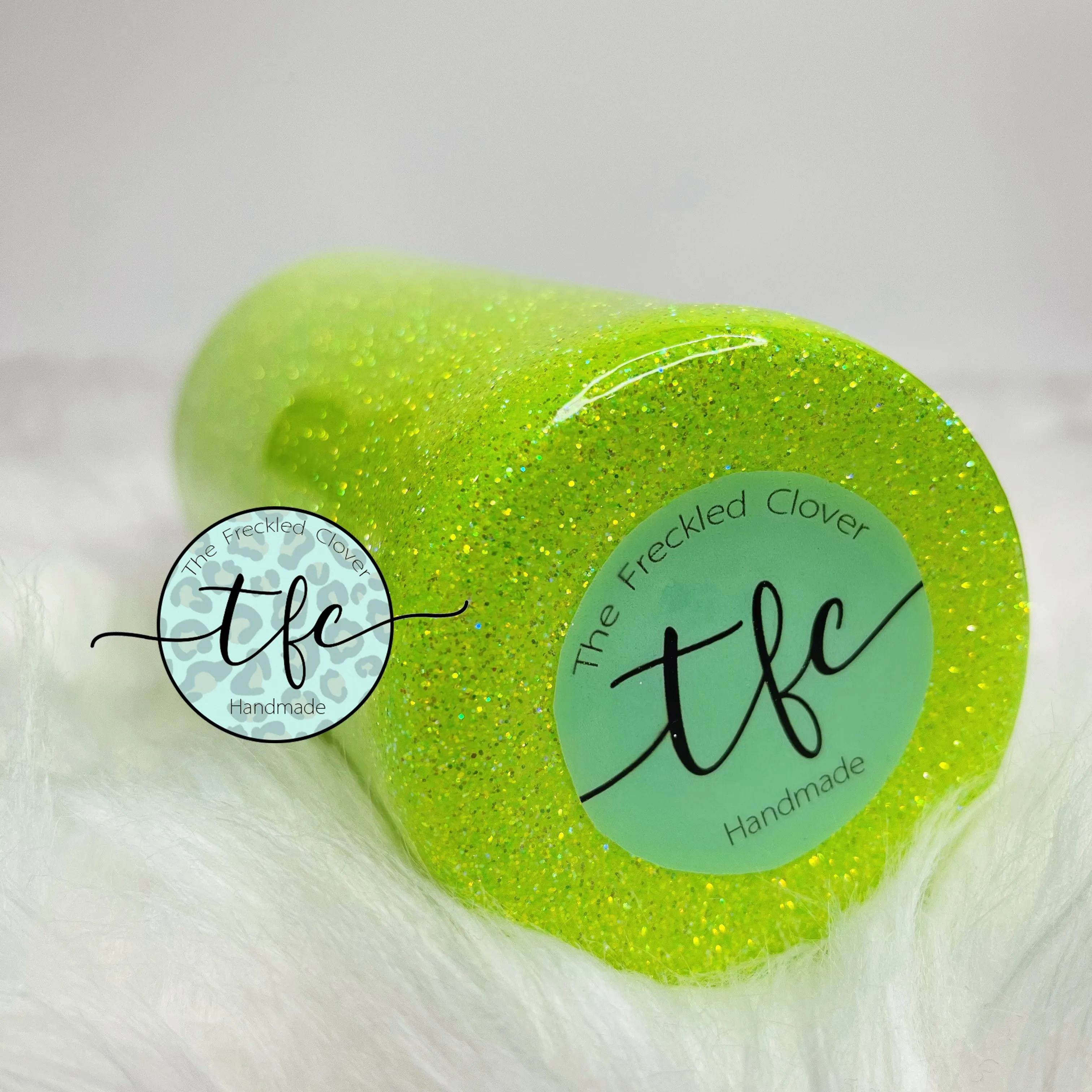 {Single Color Glitter} Tumbler