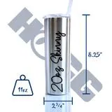 {Single Color Glitter} Tumbler