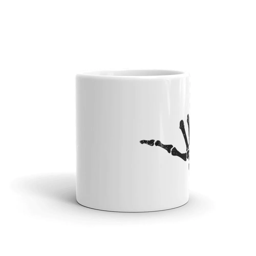 Skeleton Shaka Mug by Cris Cook