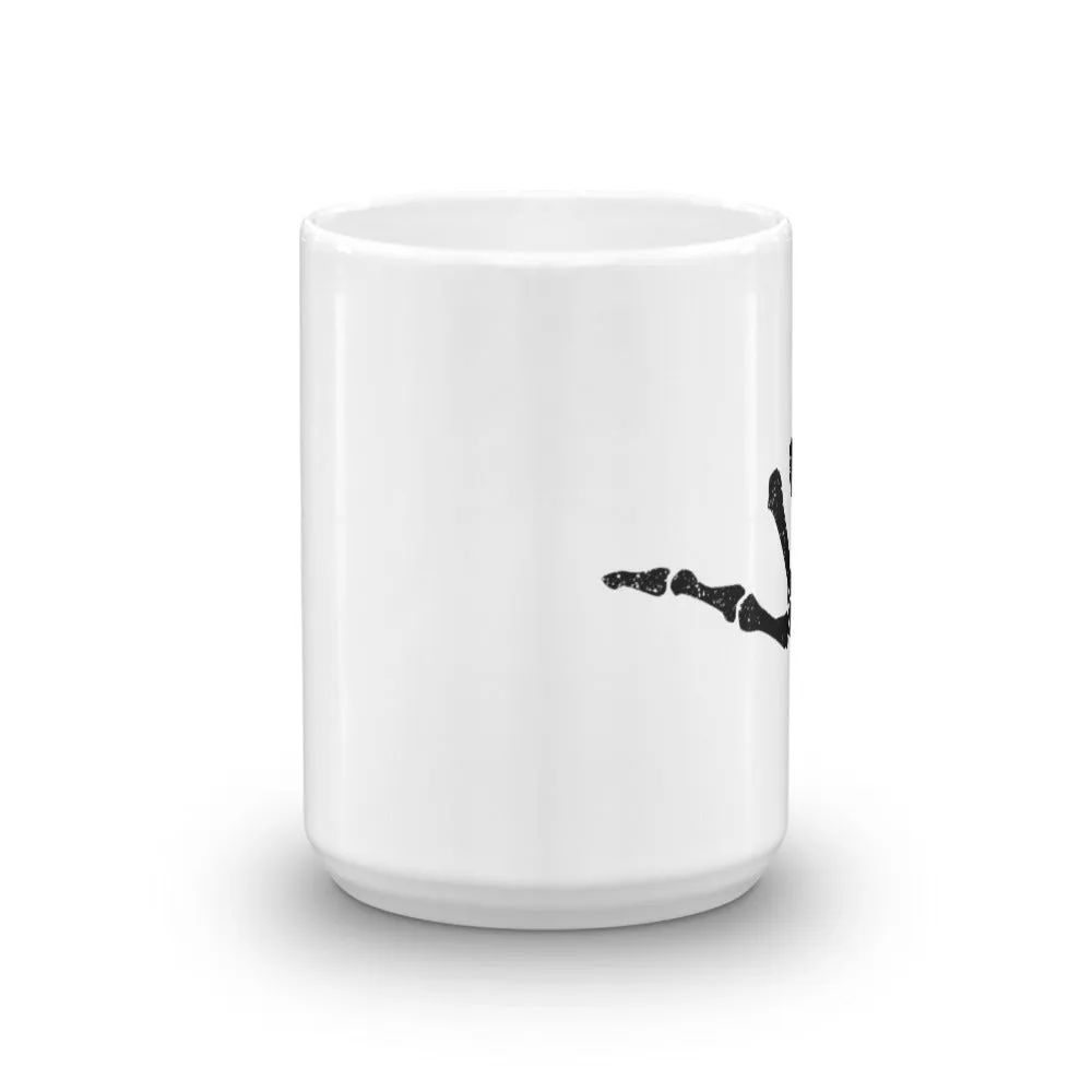 Skeleton Shaka Mug by Cris Cook