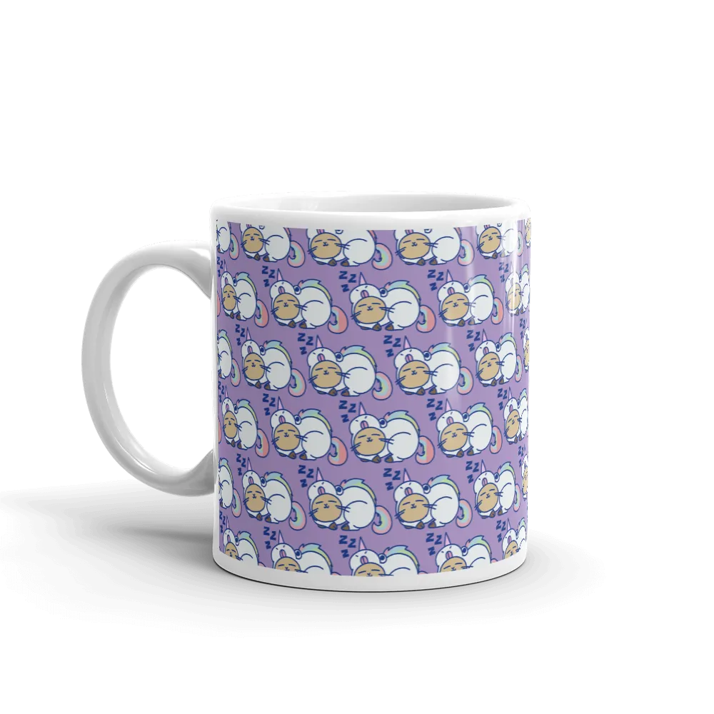 SLEEPING UNICORN PATTERN Mug