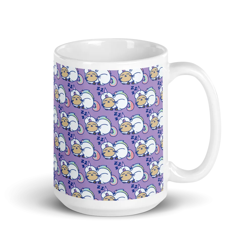 SLEEPING UNICORN PATTERN Mug