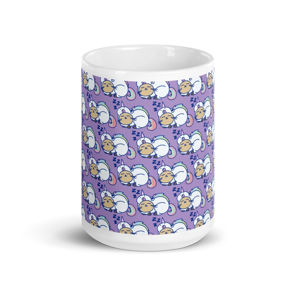 SLEEPING UNICORN PATTERN Mug