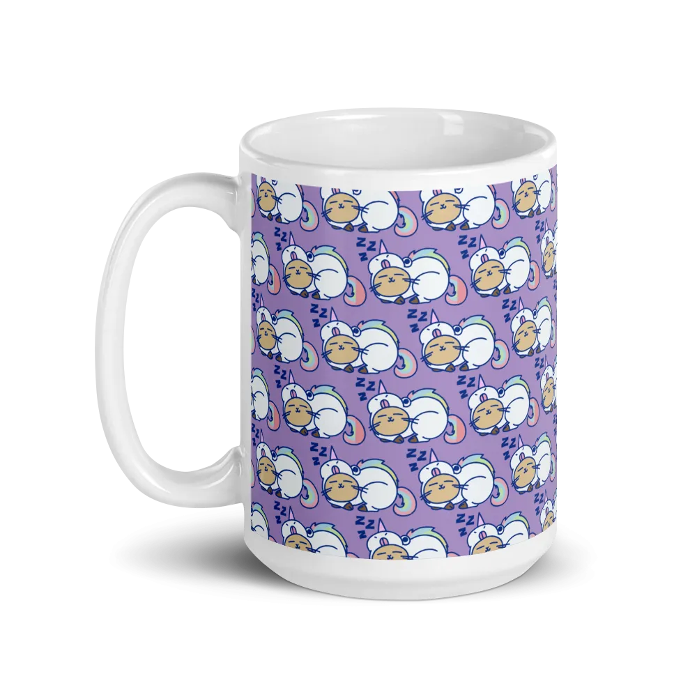 SLEEPING UNICORN PATTERN Mug