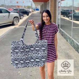 Snakeskin Tote