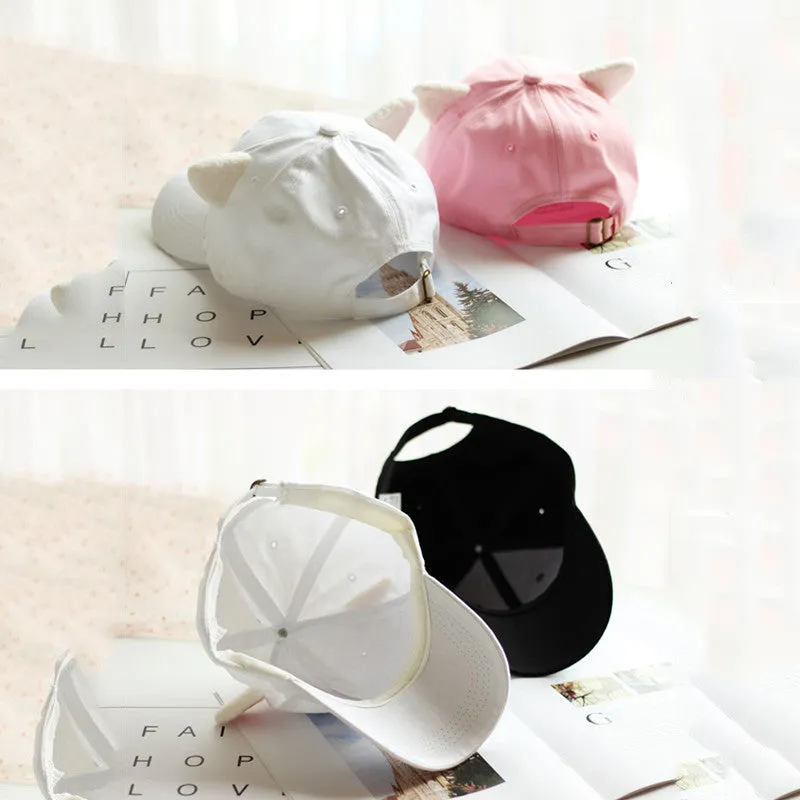 Soft Cute Cute Handmade Cat Ear Hat UB3247
