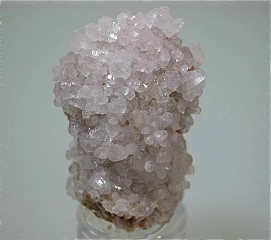 SOLD Calcite on Dolomite, Trepca Complex near Mitrovica, Kosovska Municipality, Kosovo, Mined 2014, Miniature 2.5 X 3.0 X 4.5 cm, $125.  Online 8/19.