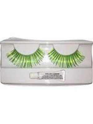 Sparkly Green Eyelashes