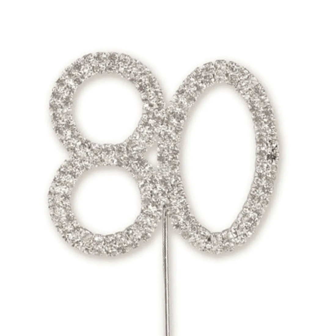 Sparkly Number Cake Decoration