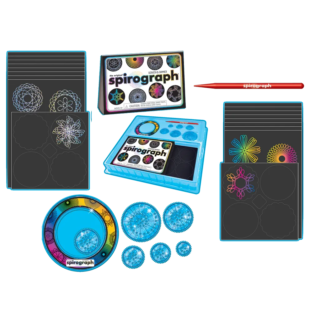 Spirograph Scratch & Shimmer