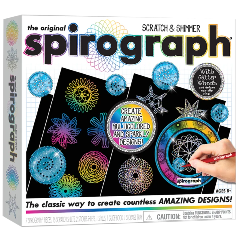 Spirograph Scratch & Shimmer