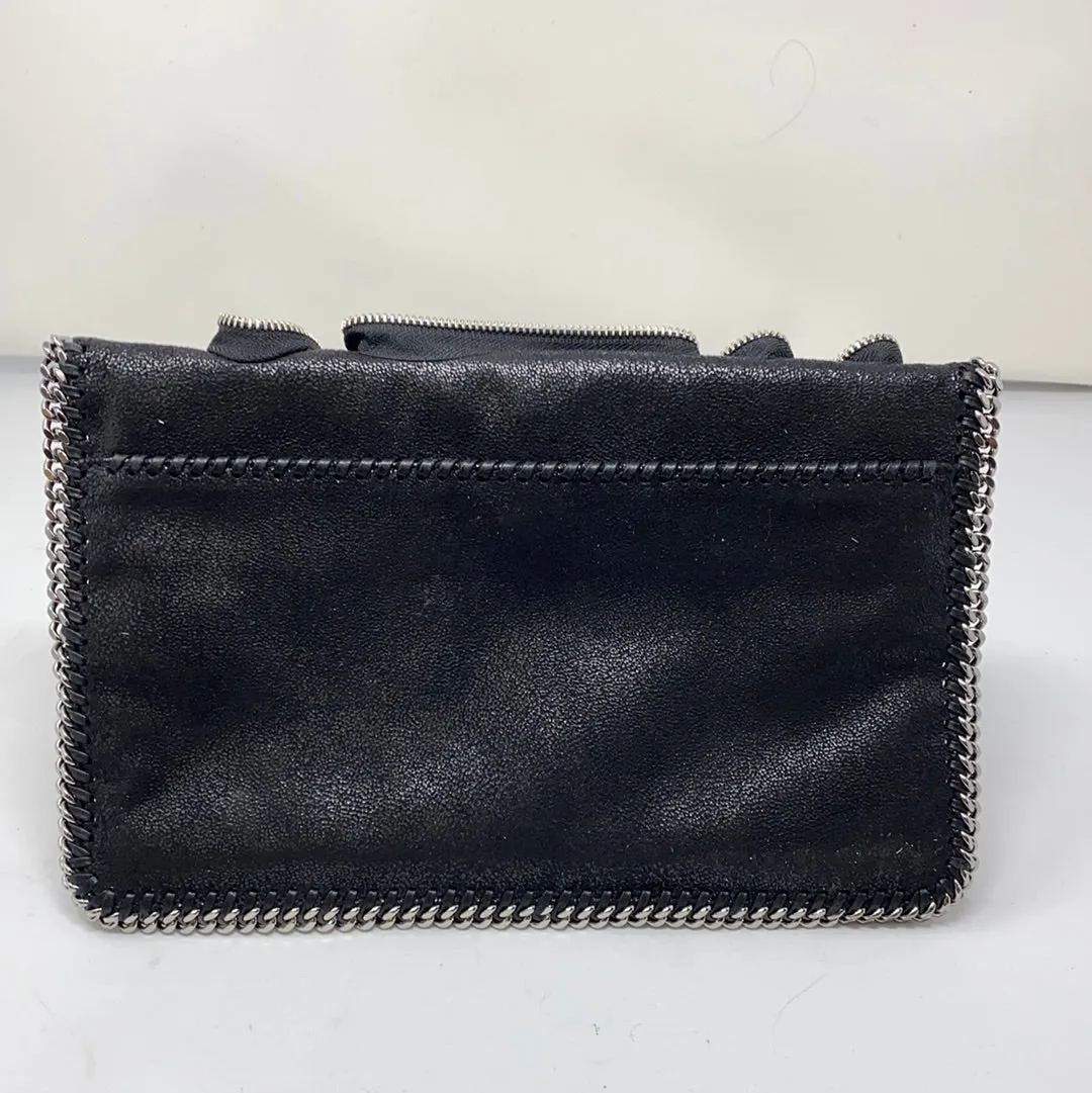 Stella McCartney Falabella Zipper Trim Fold Over Clutch