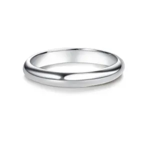 Sterling Silver Baby Ring - 2mm Silver Band for Baby & Kids size 2