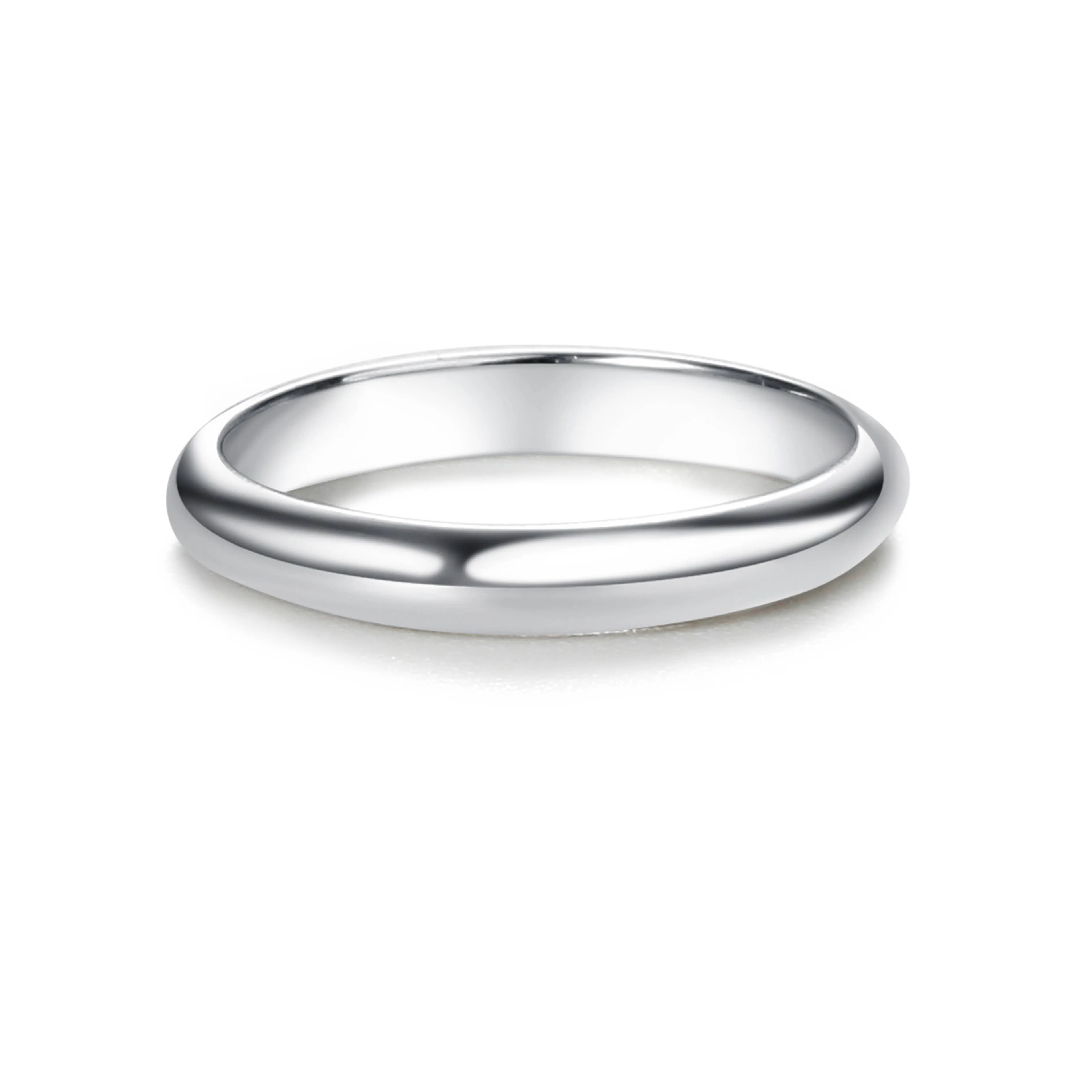 Sterling Silver Baby Ring - 2mm Silver Band for Baby & Kids size 2