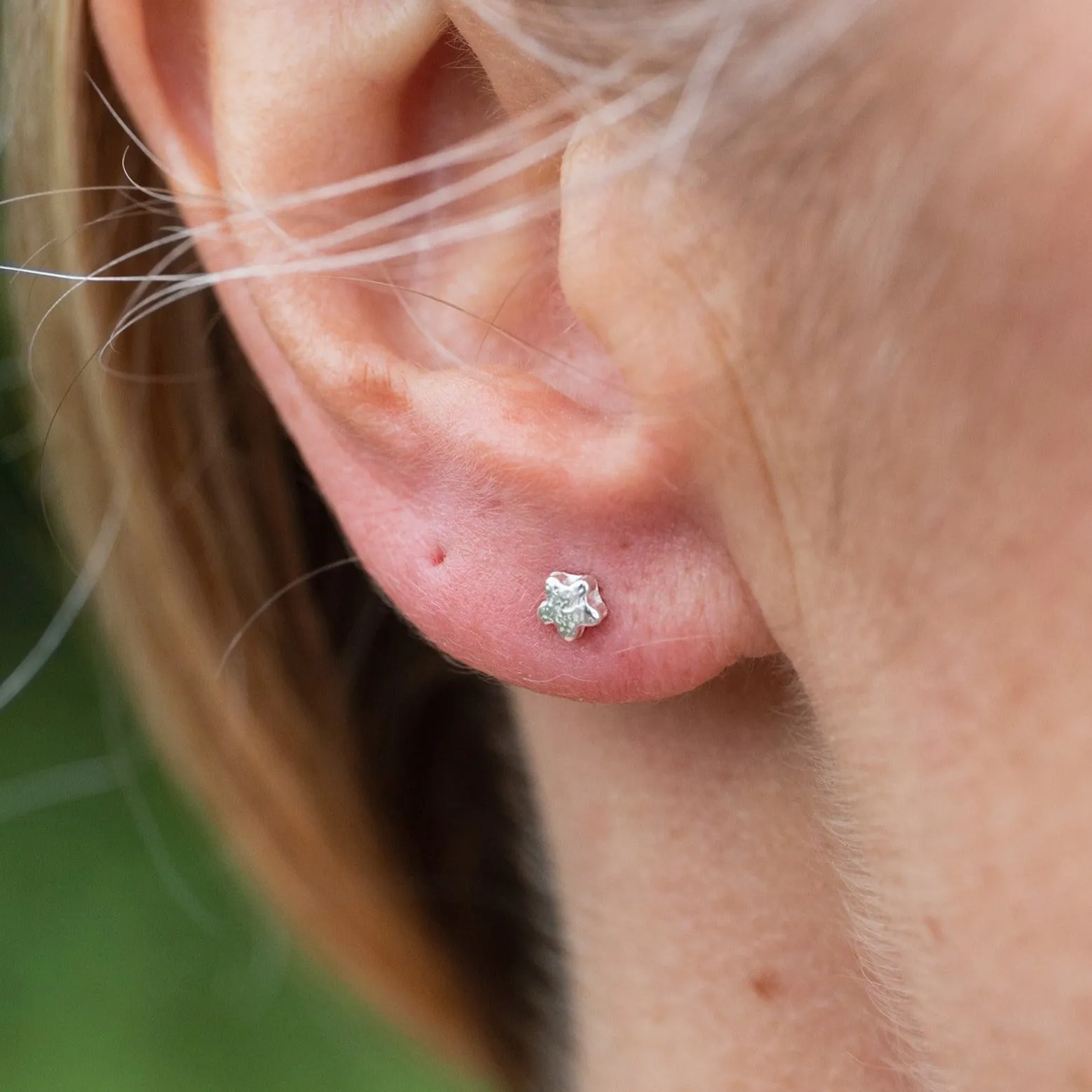 Sterling Silver Mini Studs Flower