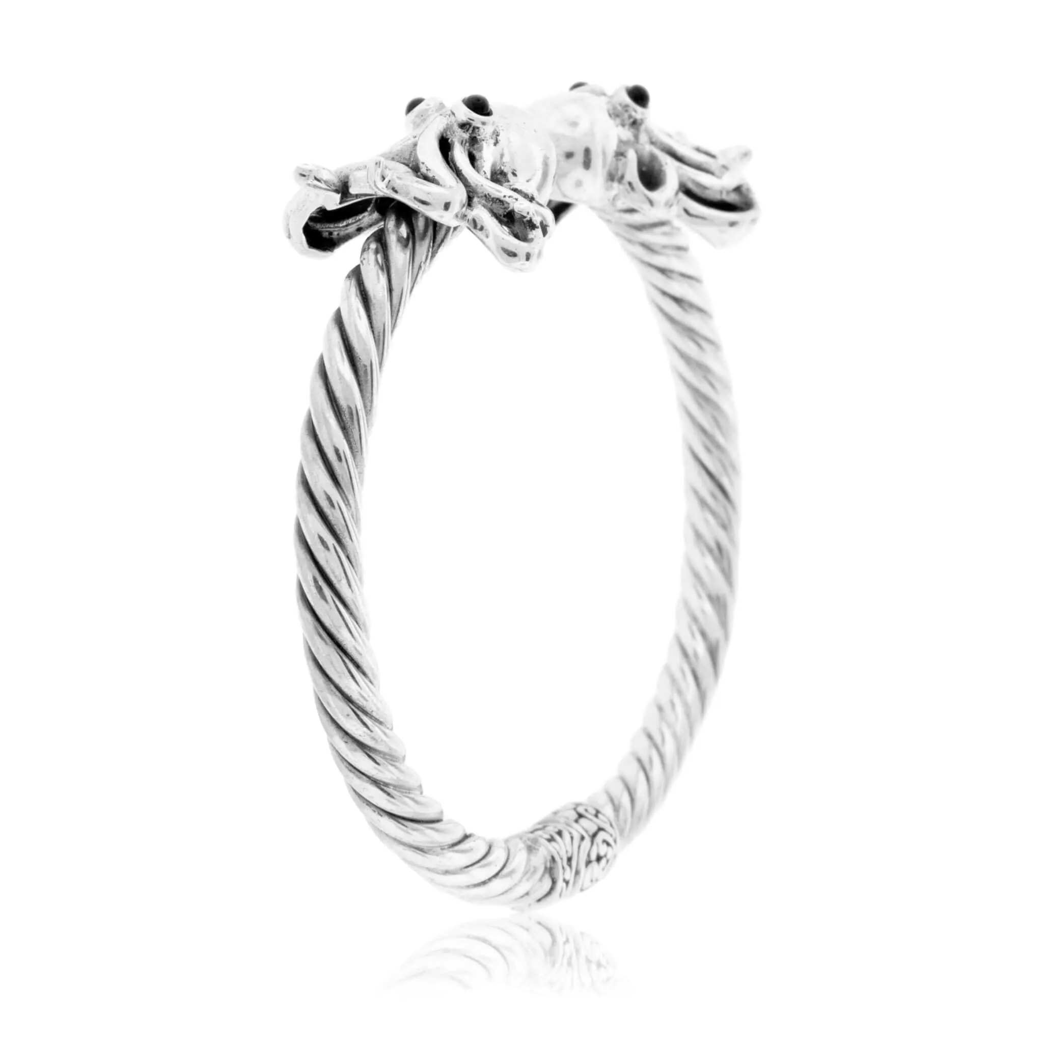 Sterling Silver Octopus Cuff Bracelet
