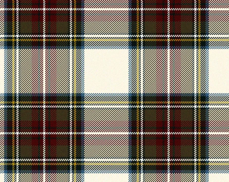 Stewart Dress Muted Tartan Sash