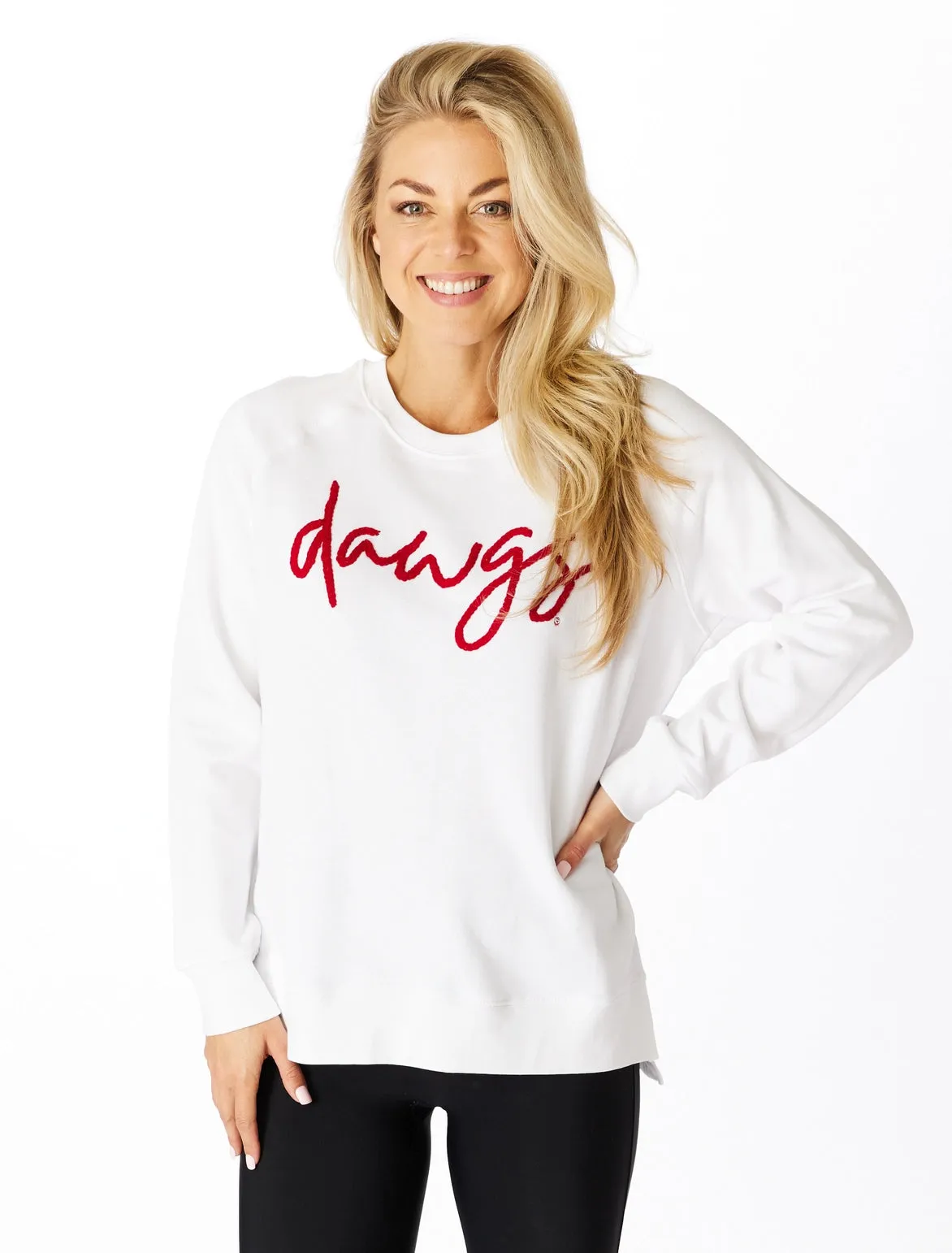 Stewart Simmons UGA Dawgs Embroidered Sweatshirt