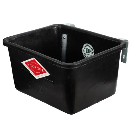 Stock Safe Fence Feeder Black