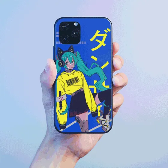 Streetwear Girl LED Case for iPhone