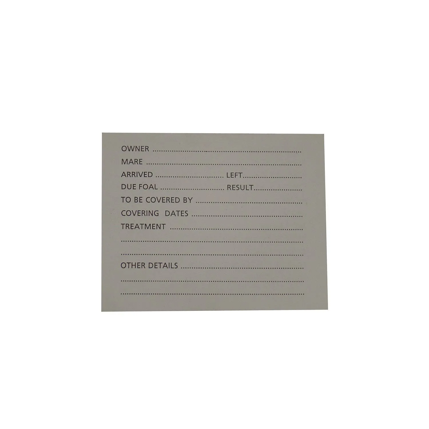 Stubbs Stud Card Holder