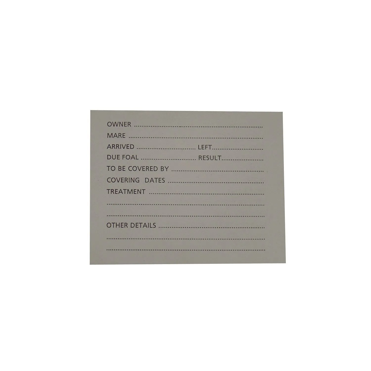 Stubbs Stud Card Holder