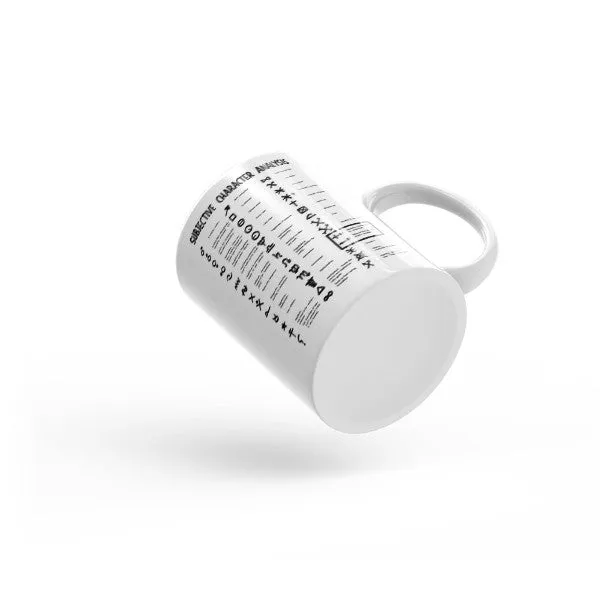 Subjective Character Analysis Code Sheet  Mug