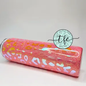 {Sunrise Tone-on-Tone Leopard} Tumbler