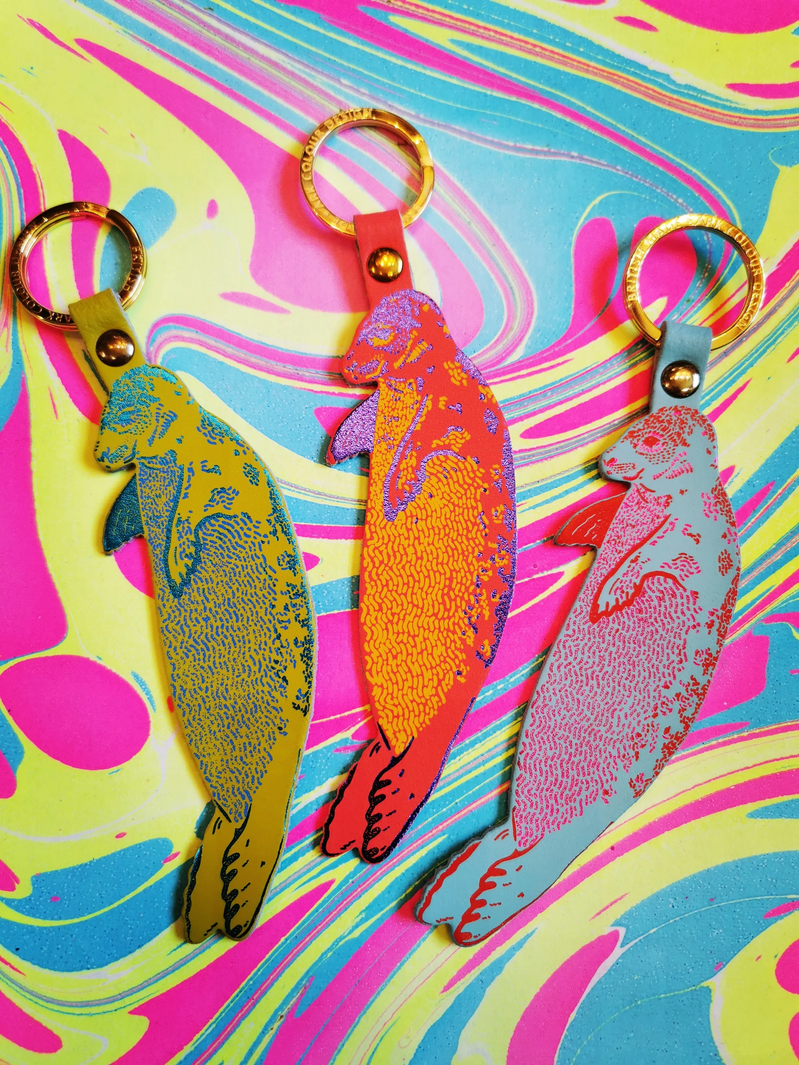 Super cute seal keyring