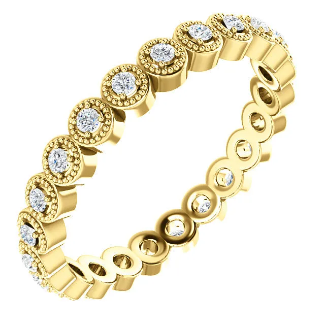Susie Diamond Wedding Band