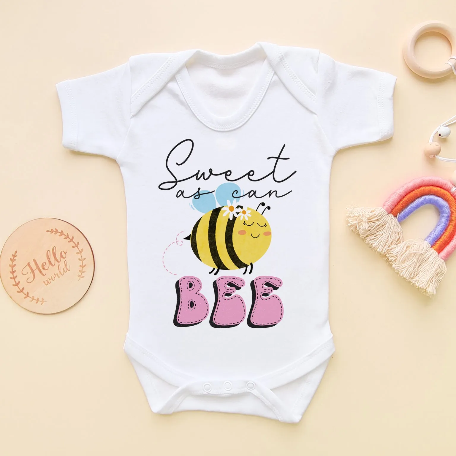 Sweet As Can Bee Baby Bodysuit