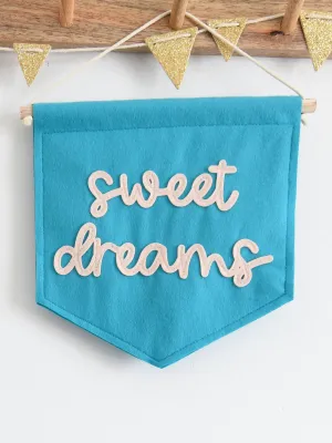 Sweet Dreams Mini Felt Banner