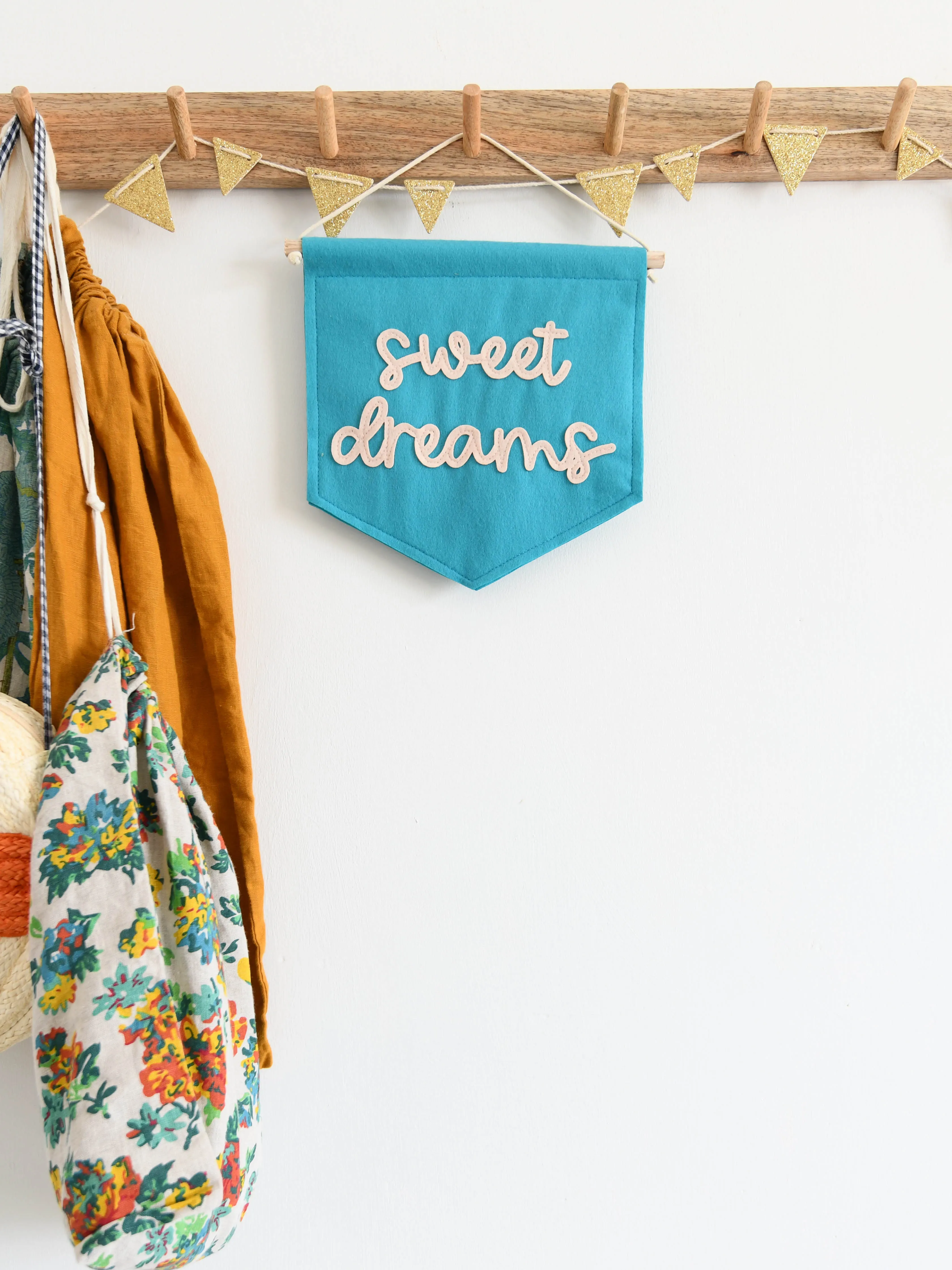 Sweet Dreams Mini Felt Banner