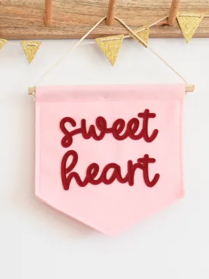 Sweet Heart Mini Felt Banner
