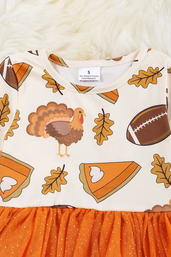 Sweet Thanksgiving & Football Dress