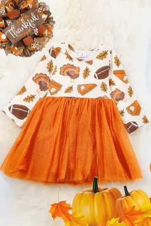 Sweet Thanksgiving & Football Dress