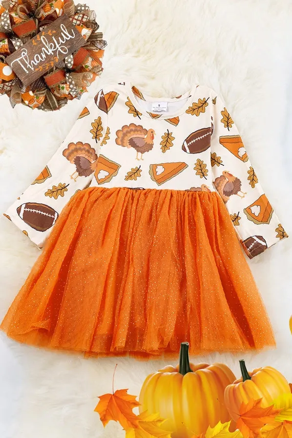 Sweet Thanksgiving & Football Dress