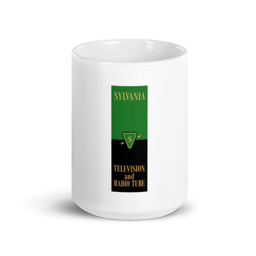 Sylvania Electron Tube White glossy mug