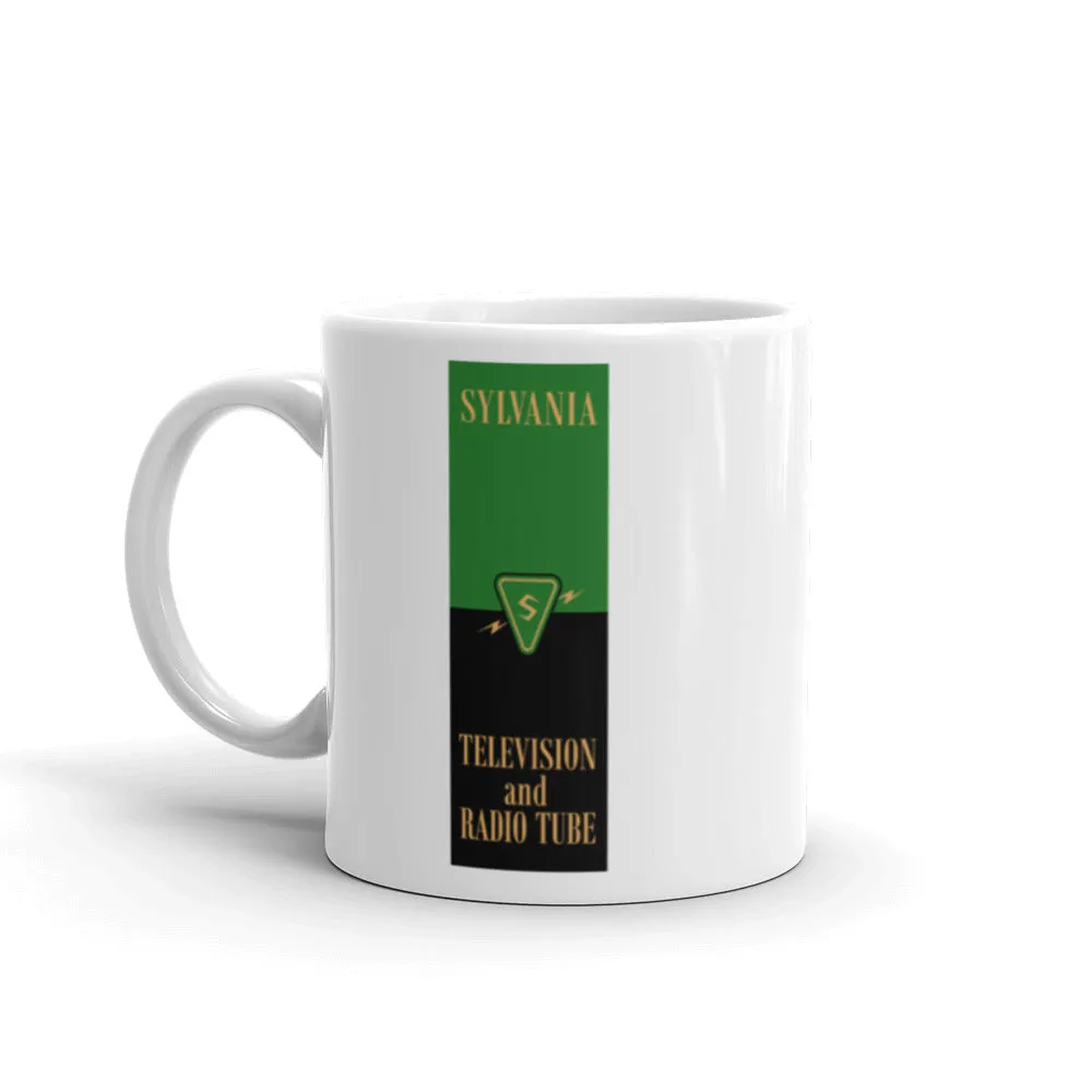 Sylvania Electron Tube White glossy mug