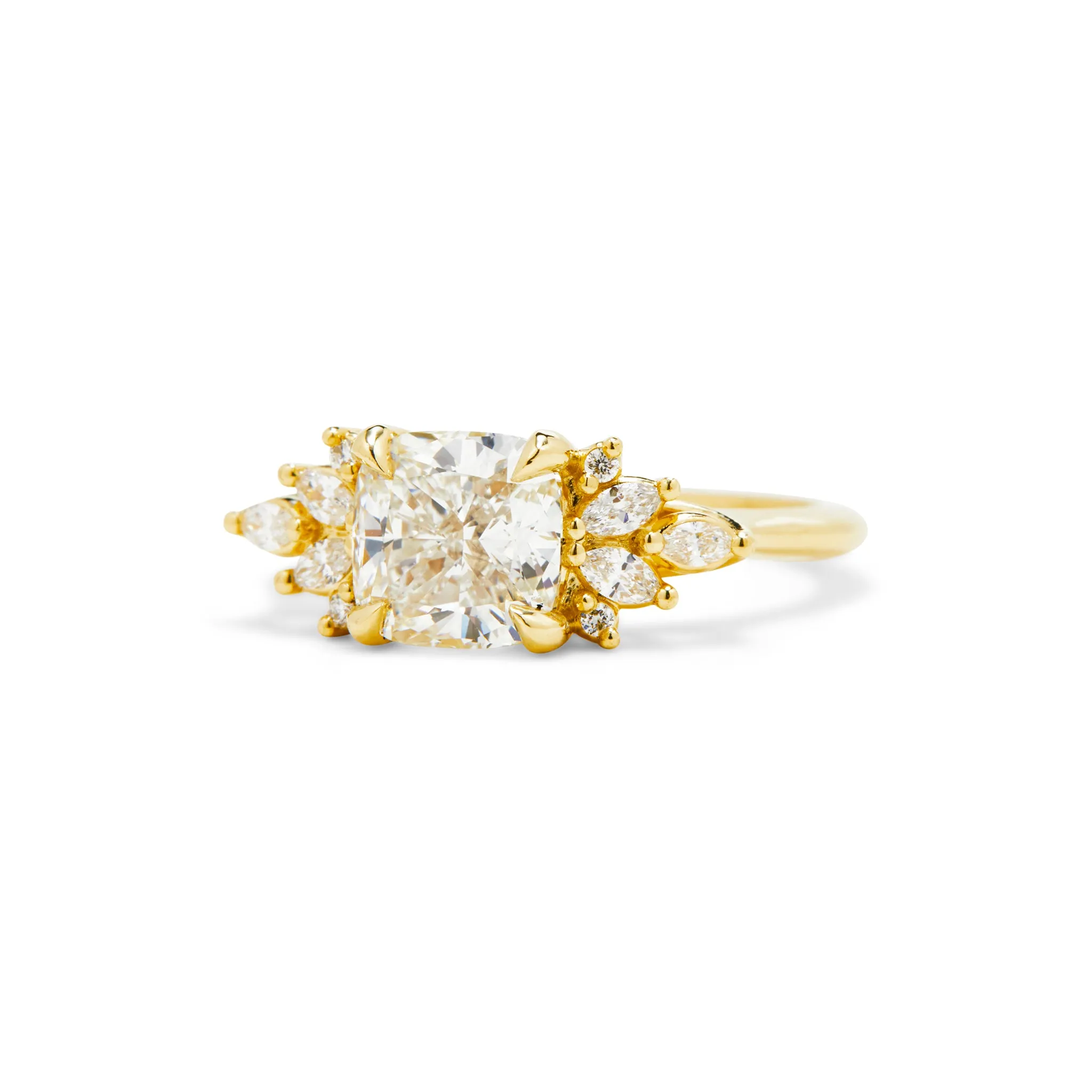 Taylor Cushion Cut Diamond Engagement Ring