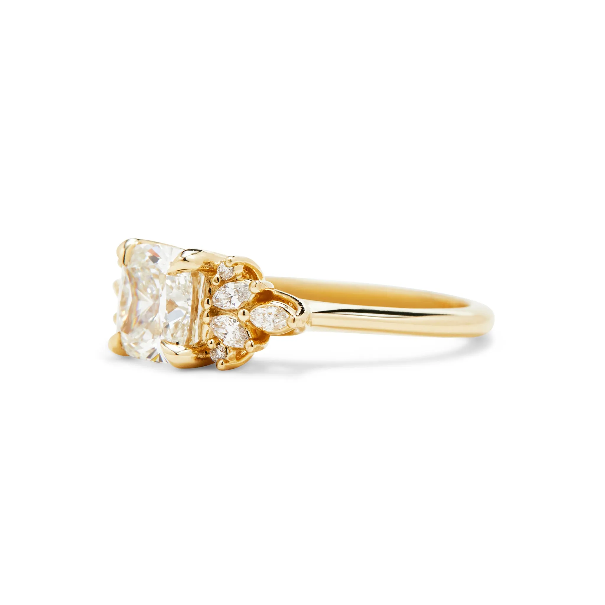 Taylor Cushion Cut Diamond Engagement Ring