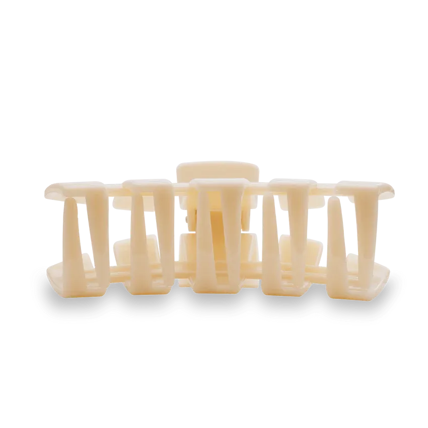 TELETIES | Large Hair Clip {Almond Beige}