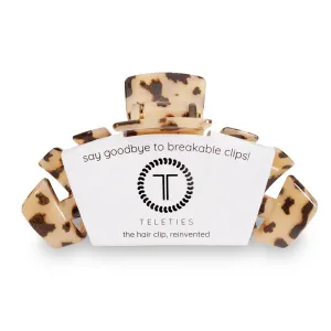 TELETIES | Large Hair Clip {Blonde Tortoise}