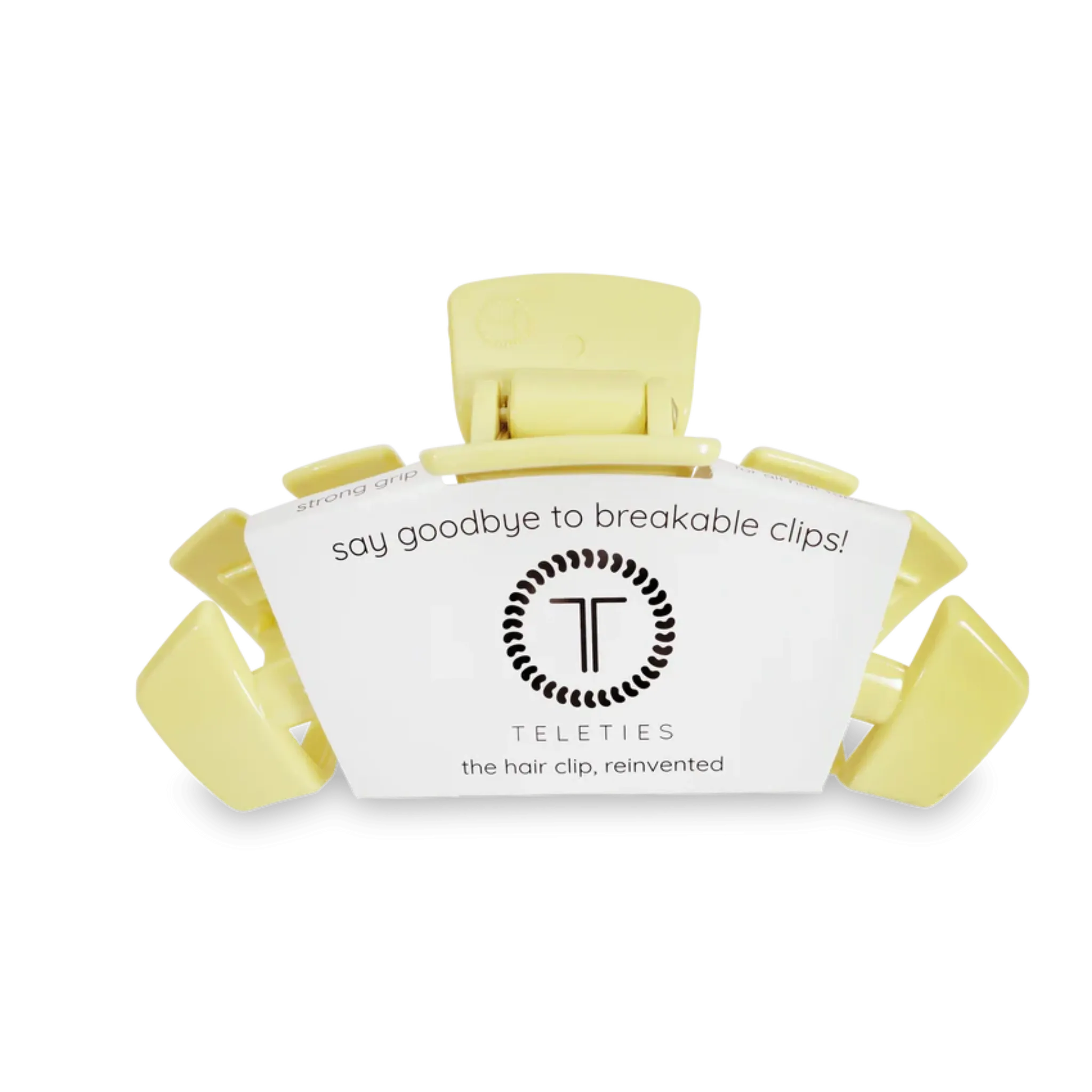 Teleties Large Hair Clip, Buttercup