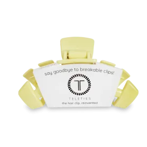Teleties Large Hair Clip, Buttercup