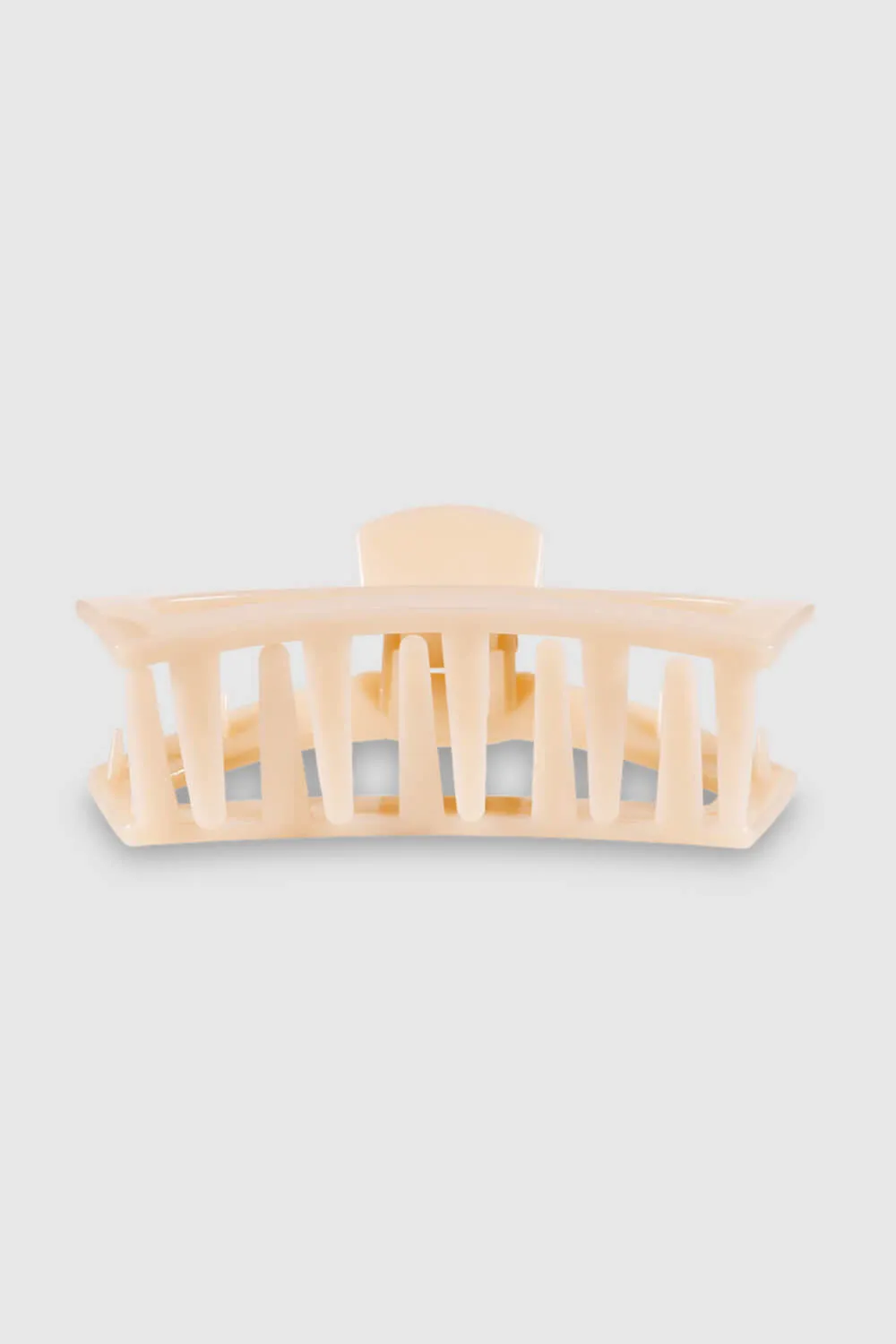Teleties Large Open Claw Hair Clip in Almond Beige | TT-CL02-003