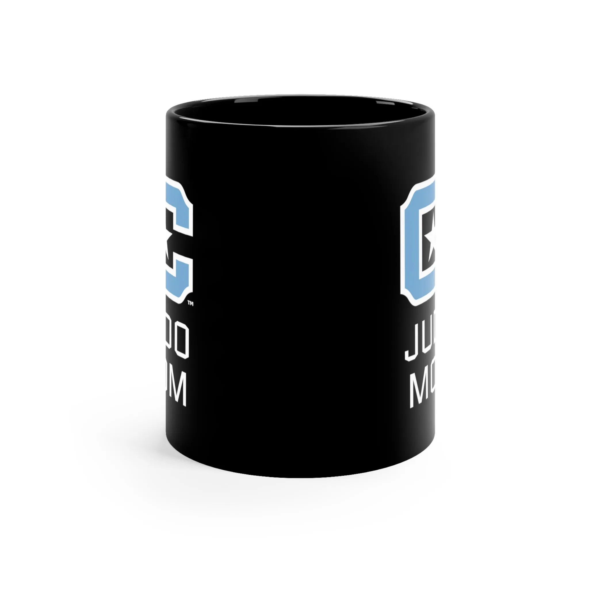 The Citadel, Block C Logo, Club Sports Judo Mom, Black Mug, 11oz